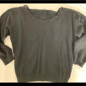 Vintage 1960’s Sweater with scalloped neckline.